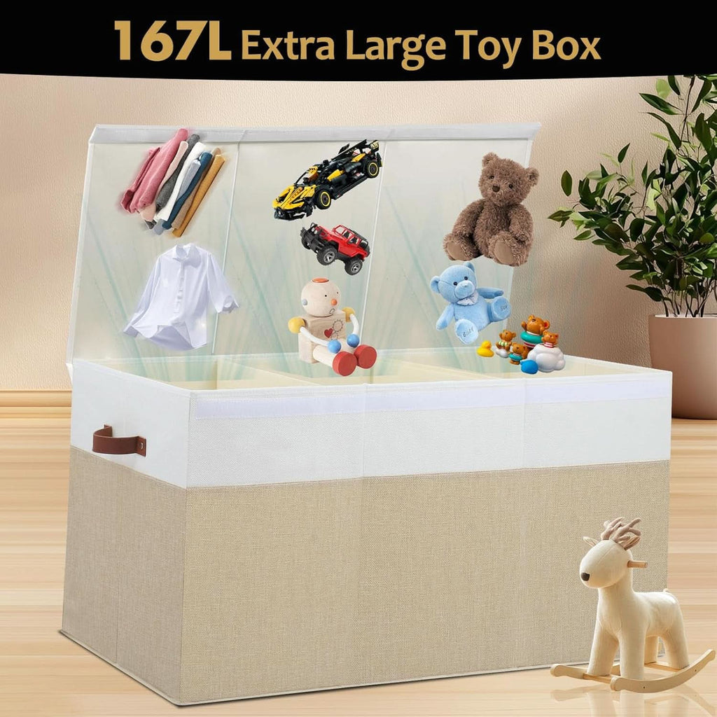 Extra Large Toy Storage Container Bin With Dividers