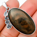 Floral - Natural Hypersthene - Canada Pendant P-1070 SDP139500