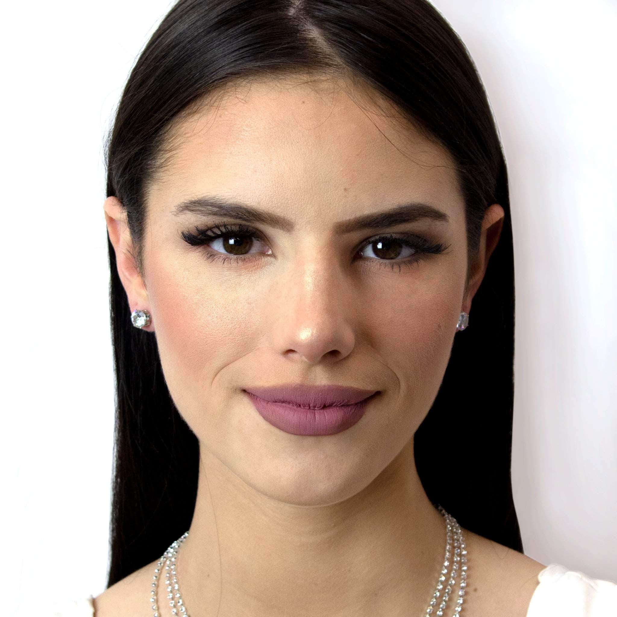 3-Carat CZ Clear Stud Earrings